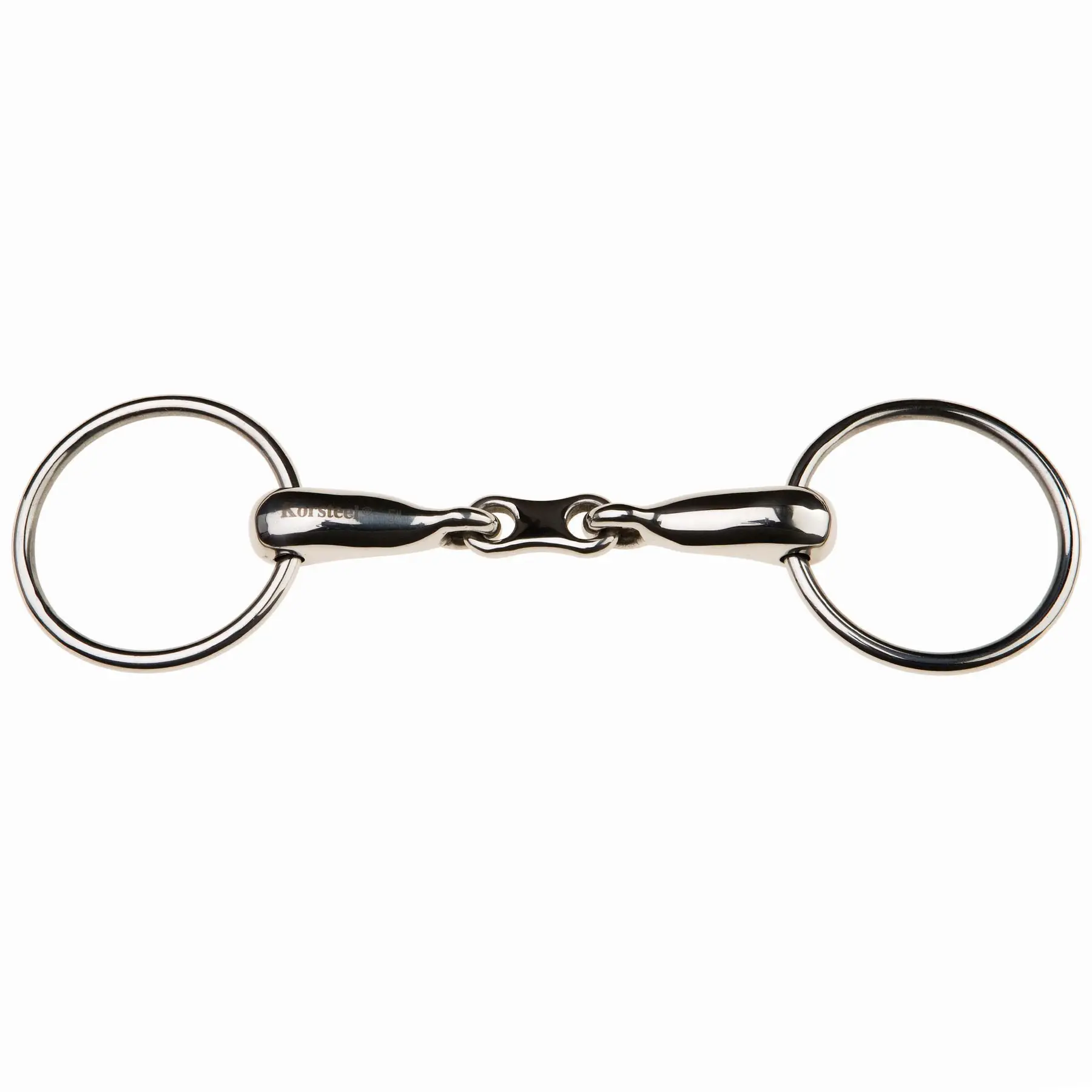 Comparer les prix de Mors de filet à anneau ample en acier inoxydable, à bouche creuse et à maillons français pour cheval Weatherbeeta Korsteel