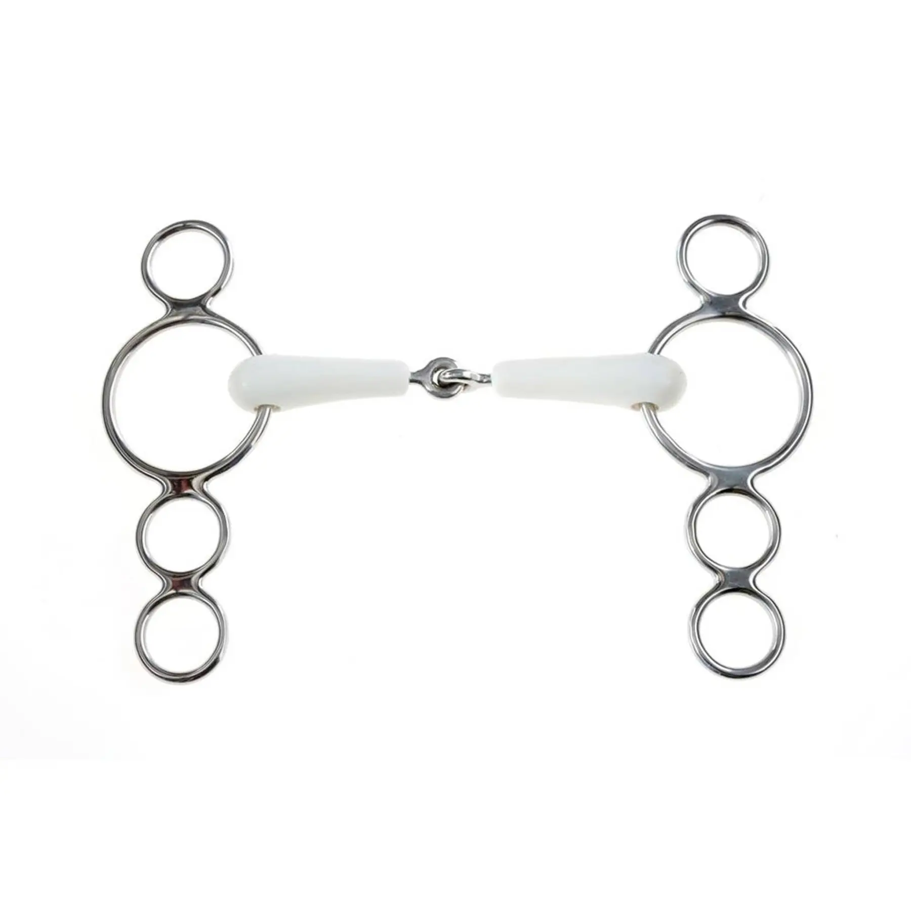 Meilleurs prix pour Mors 3 ou 4 anneaux pour cheval Weatherbeeta Korsteel Flexi Flexi