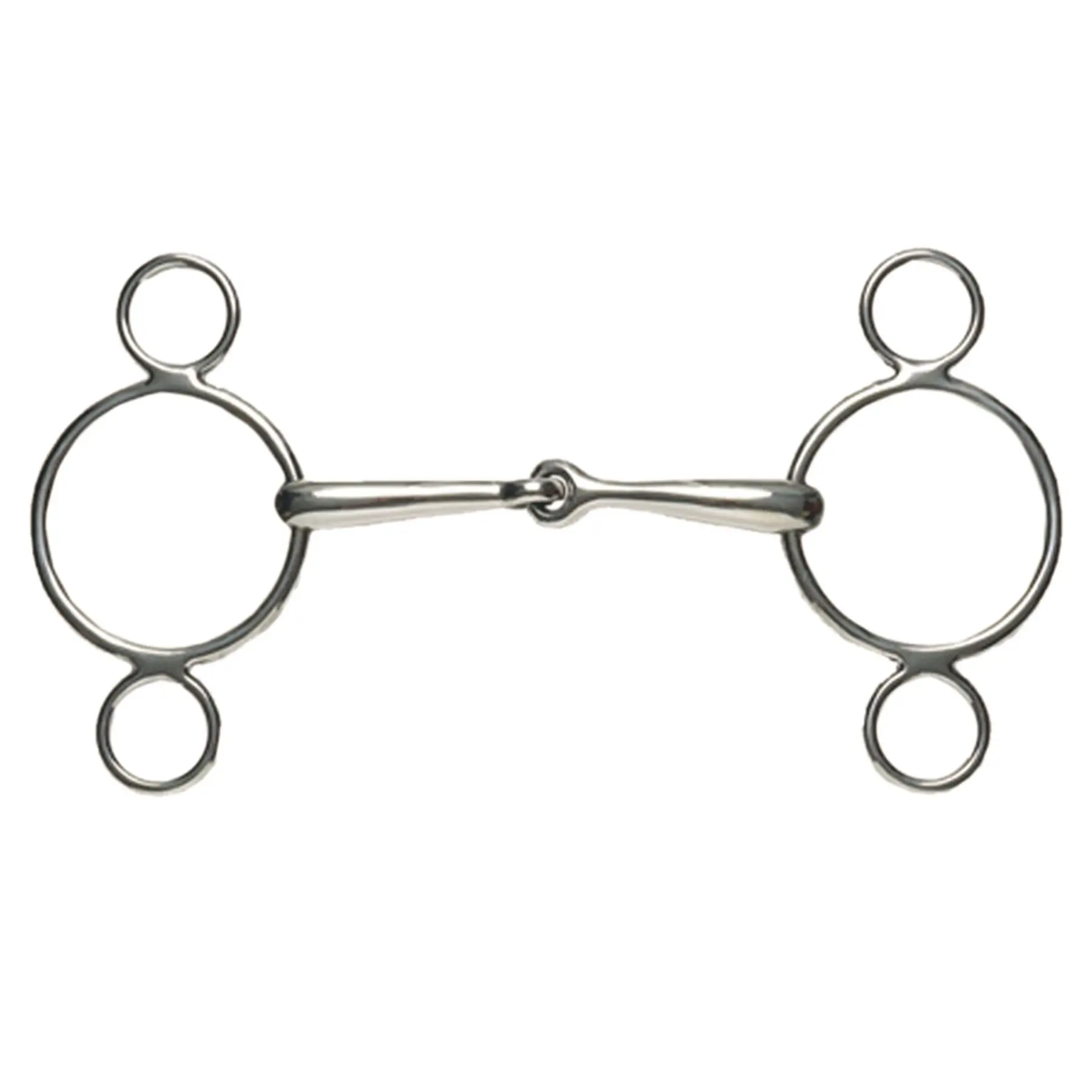Meilleurs prix pour Mors articulé à 2 anneaux en acier inoxydable pour cheval Weatherbeeta Korsteel