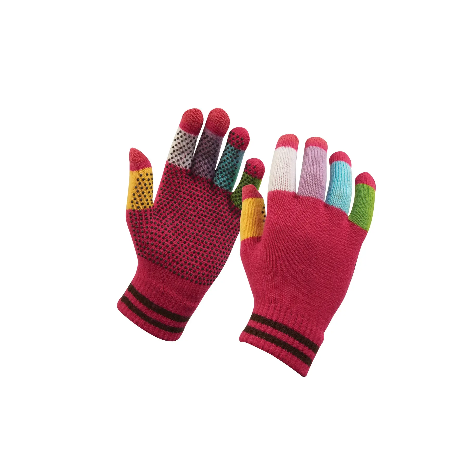 Gants d'équitation avec poignée à boutons enfant Dublin Magic