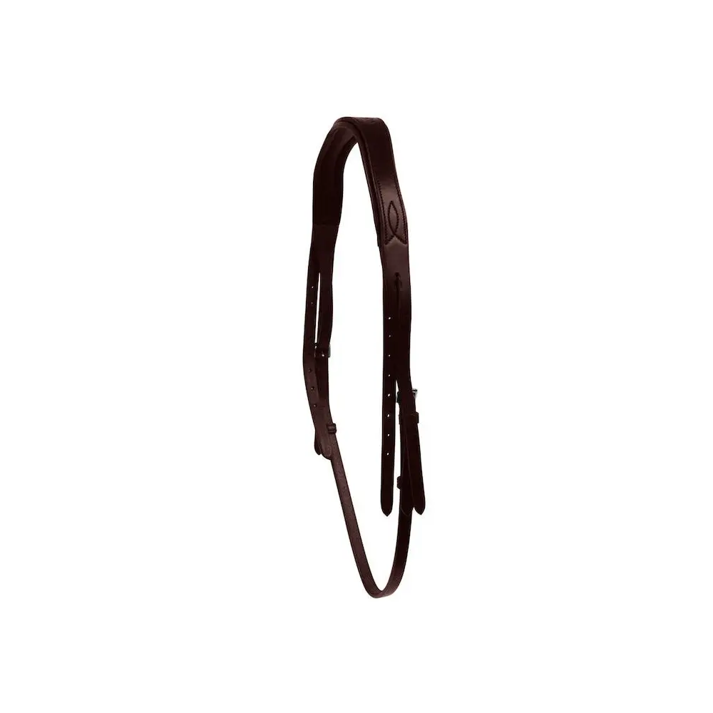 Weatherbeeta Marron Riding Headband Collegiate Mono Crown