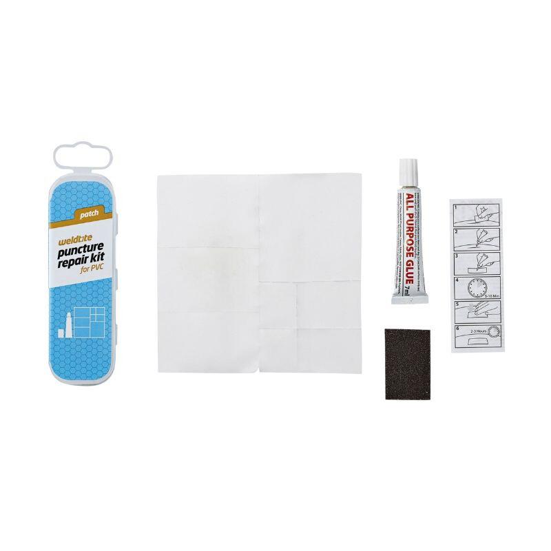 Velo Store - UK Repair kit for pvc inner tubes - box of 8 pre-cut pvc strips + 5g glue + pumice paper with instructions Weldtite | Extra 10% off with Subscription, Postage £16.79 to UK Fedex.