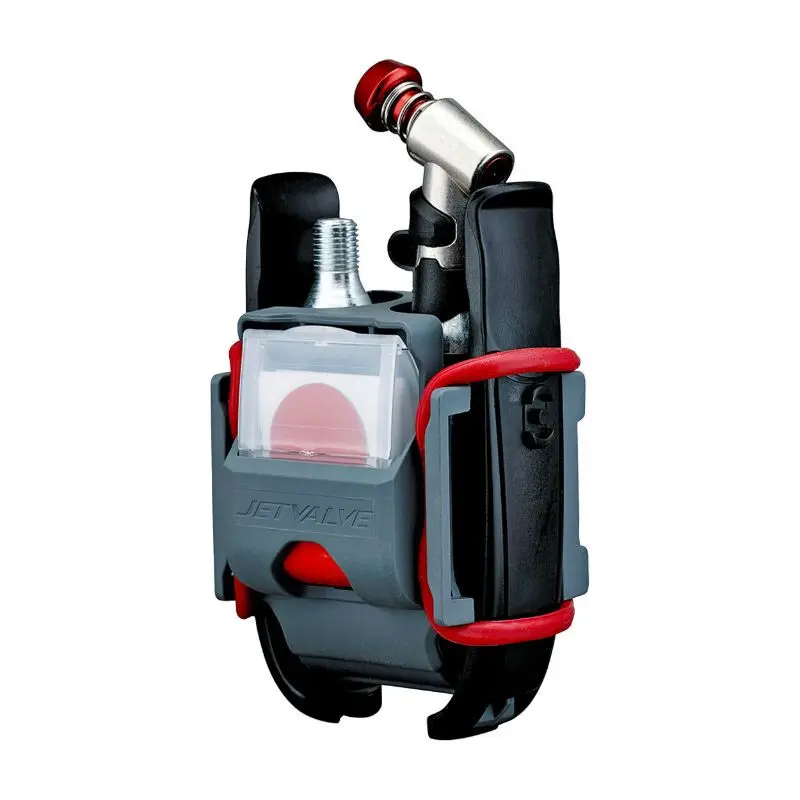 Gonfiatore Jetvalve 16g con 2 Cartucce CO2 e Toppe Weldtite