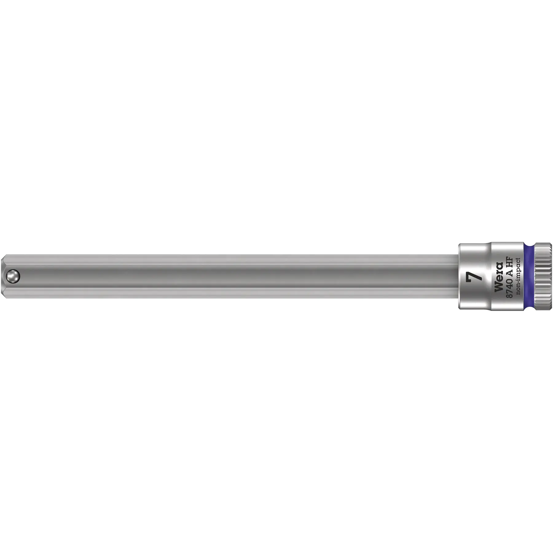 Wera, 8740 A Hf Zyklop Bussole A Inserto Con Attacco Da 1/4" Con Ritegno Vite, 6,0 X 100 Mm-image