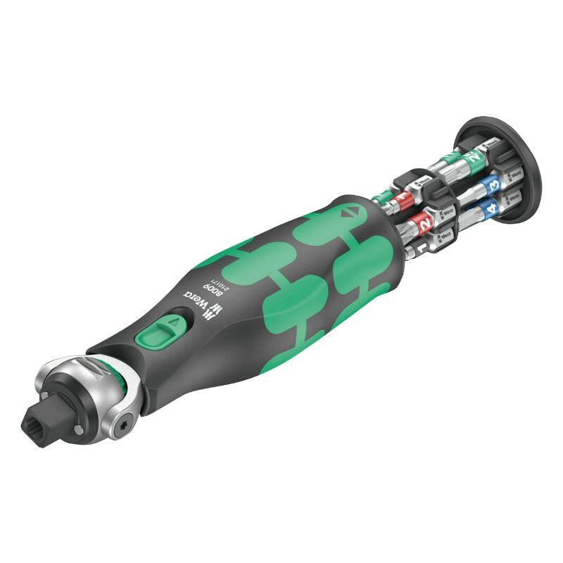 Velo Store - UK Ratchet wrench with swivel head, combined socket and screwdriver Wera 8009 Zyklop Pocket | Extra 10% off with Subscription, Postage £16.79 to UK Fedex.