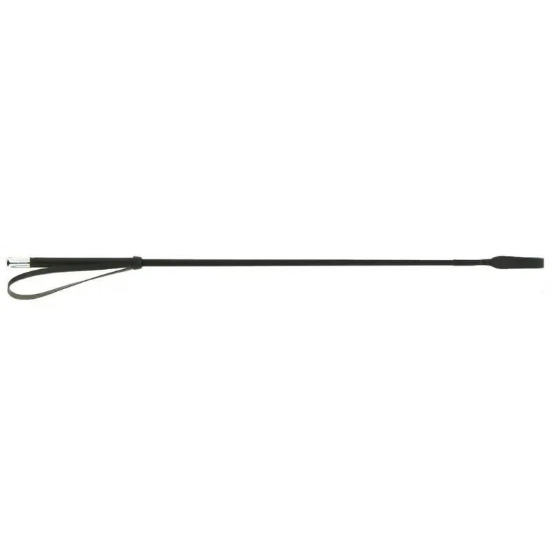 Whip & Go Noir Braided Nylon Riding Whip