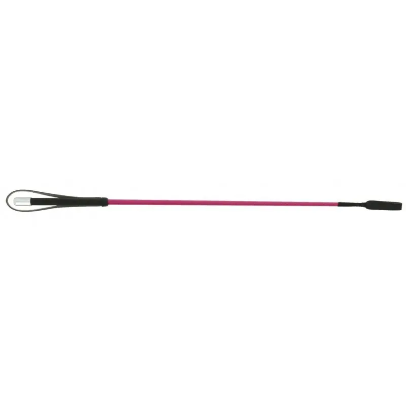 Whip & Go Rose Braided Nylon Riding Whip