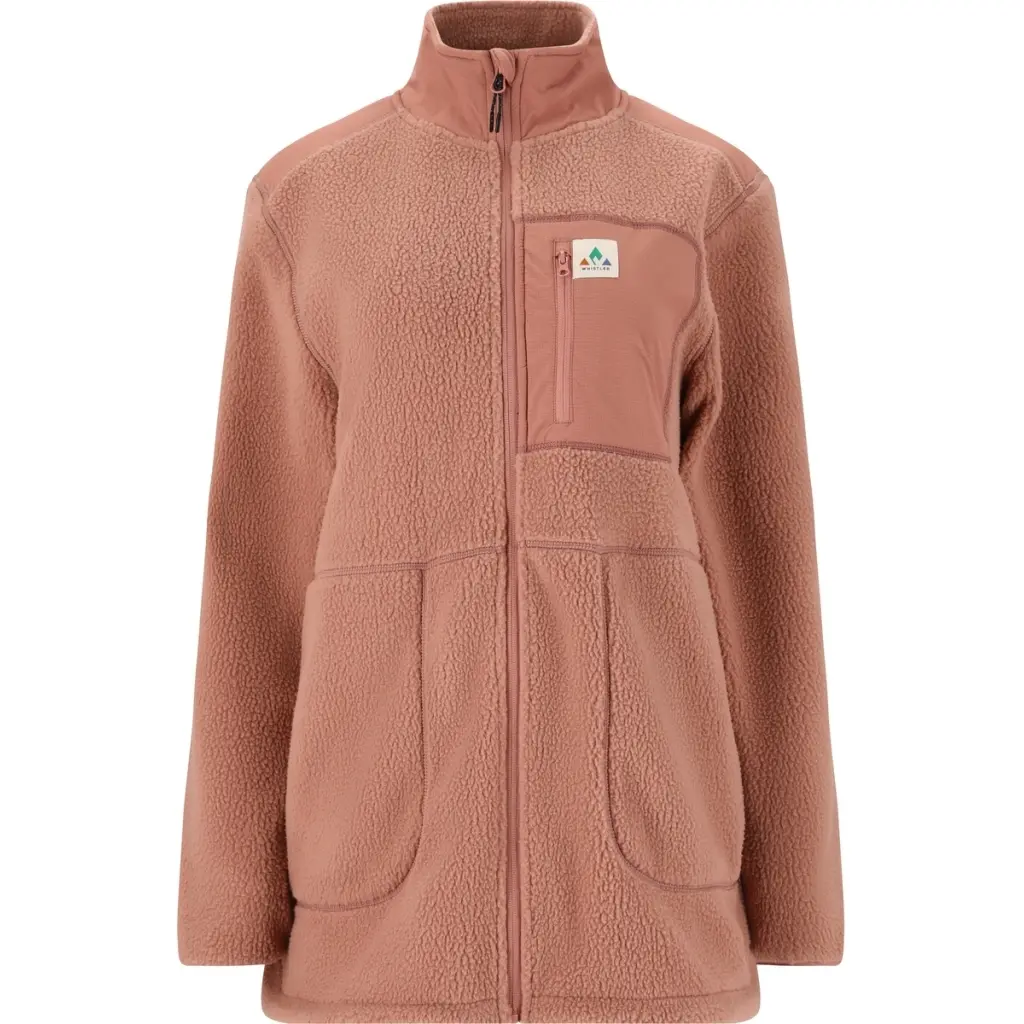 Lange Damenfleece Whistler Felis Teddy
