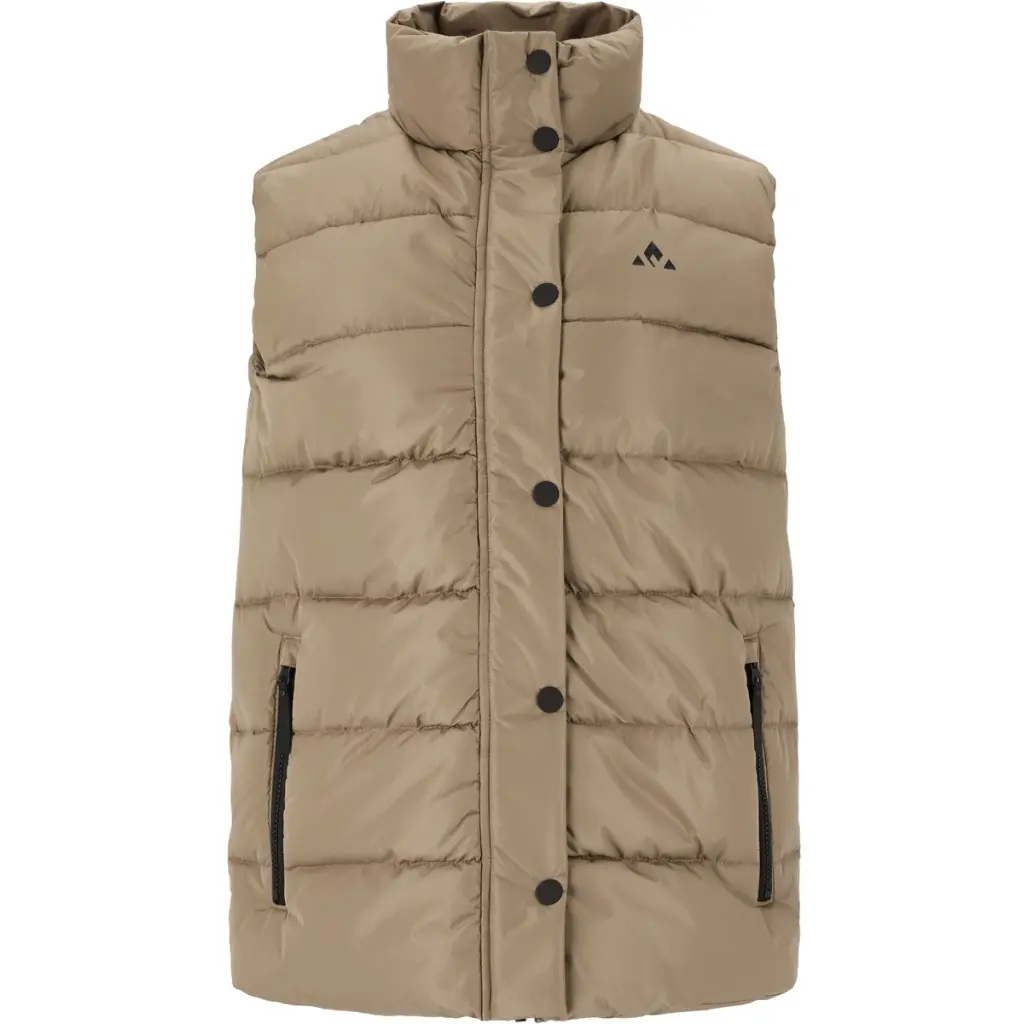 Whistler Women's Marron Sleeveless Down Jacket Amaret