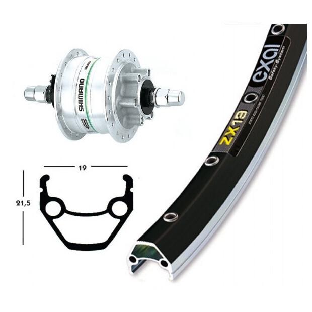 Velo Store - UK Rear wheel Wiener Winora Zx19 36Tr.Din.Dh 3D32 Blo.Ra. | Extra 10% off with Subscription, Postage £16.79 to UK Fedex.
