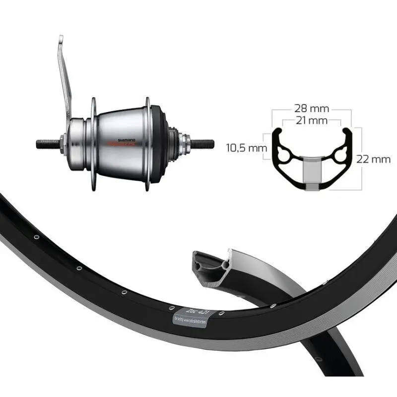 Velo Store - UK Rear wheel retropedal Wiener Winora Ryde Zac 421 36Tr.Shi. | Extra 10% off with Subscription, Postage £16.79 to UK Fedex.