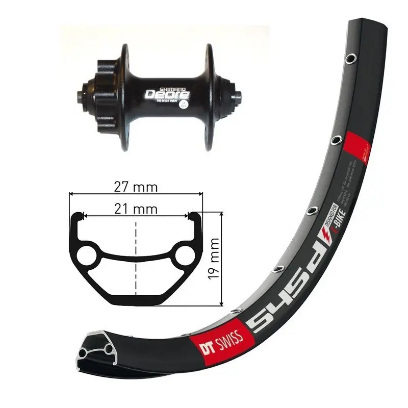 Winora Dt Swiss 545 Disc Cl Shimano Deore 26´´ Vorderrad