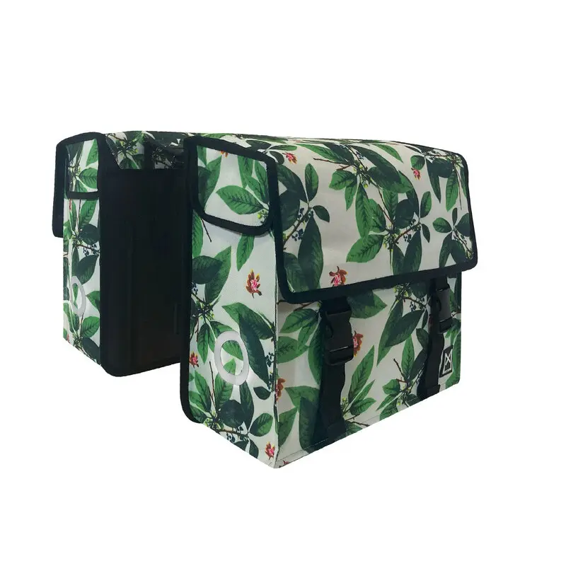 Image of Doppelte Gepäckträgertasche Willex Leaves
