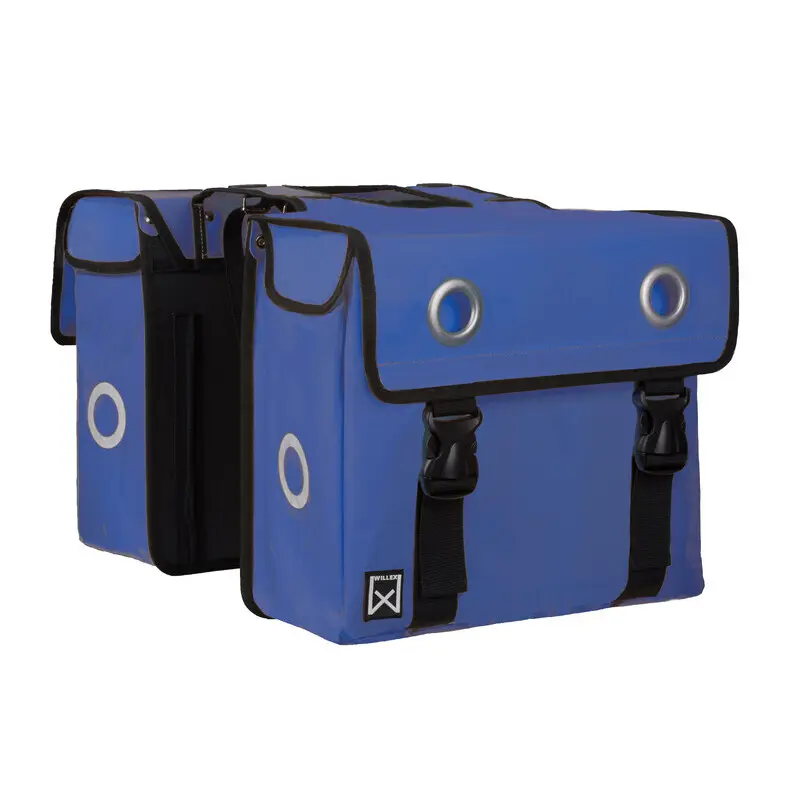 Doppelte Gepäckträgertasche Aus Beschichtetem Canvas Willex 40 L