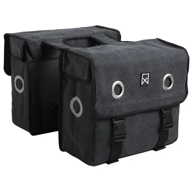 Velo Store - UK Double pannier bag Willex Canvas | Extra 10% off with Subscription, Postage £16.79 to UK Fedex.