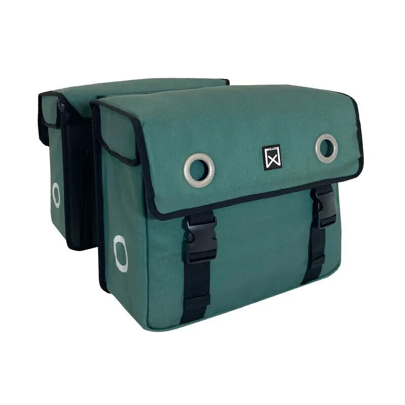Velo Store - UK Double pannier bag Willex Canvas | Extra 10% off with Subscription, Postage £16.79 to UK Fedex.