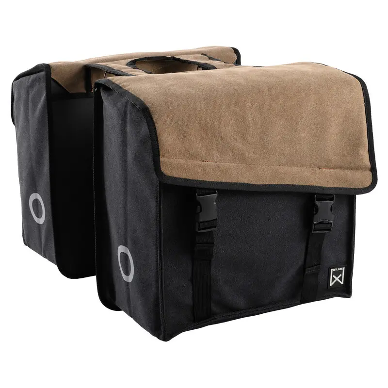 Velo Store - UK Double pannier bag Willex Canvas 101 | Extra 10% off with Subscription, Postage £16.79 to UK Fedex.
