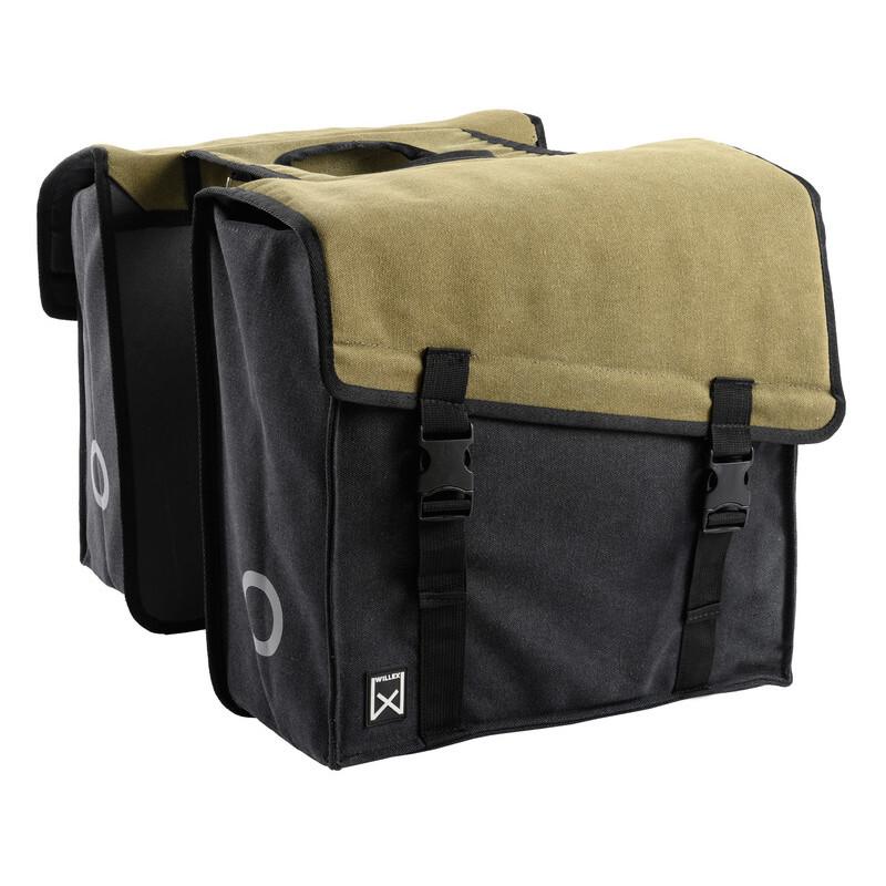 Velo Store - UK Double pannier bag Willex Canvas 101 | Extra 10% off with Subscription, Postage £16.79 to UK Fedex.