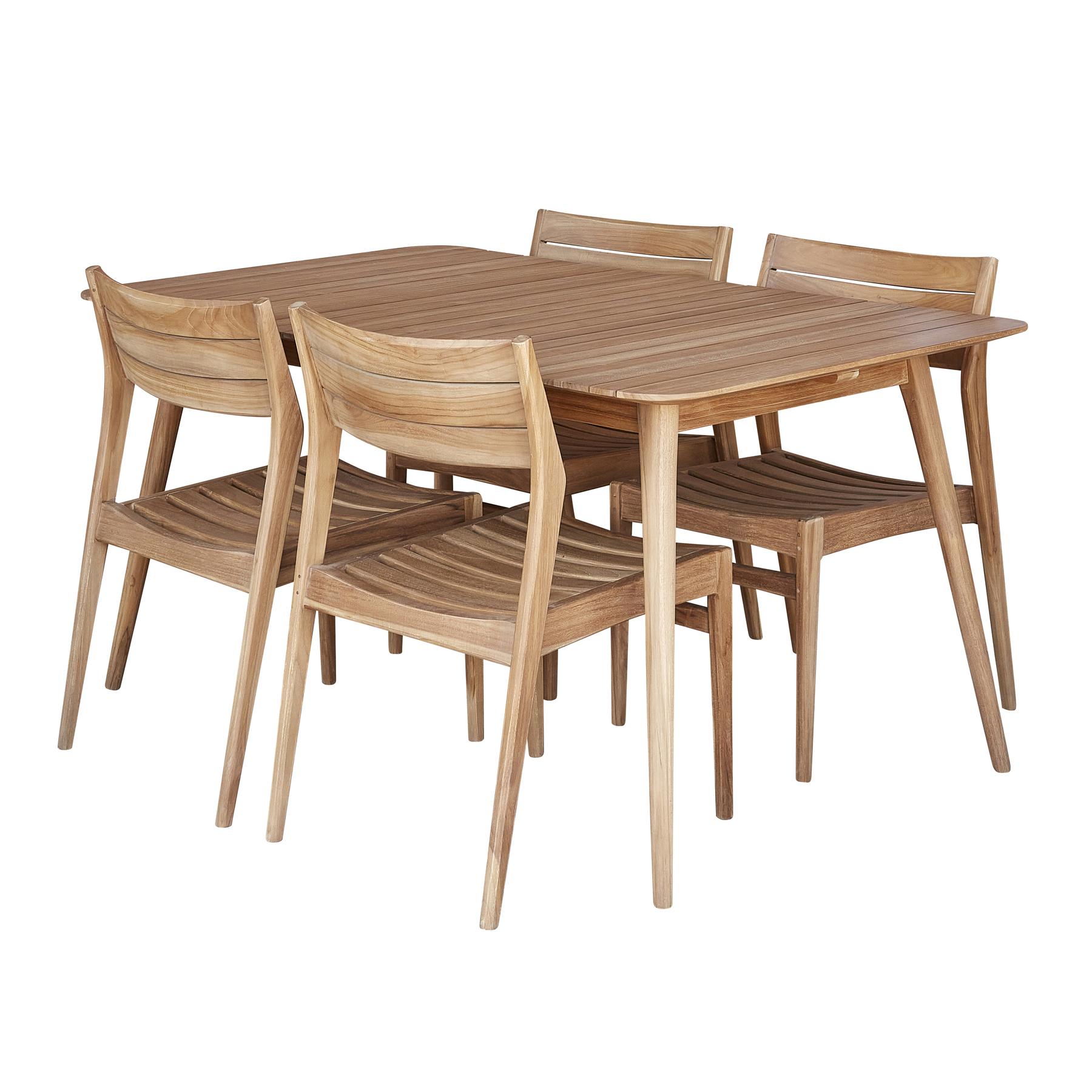 3662251010183 - Gartenmöbelset mit 4 Stühlen Naples