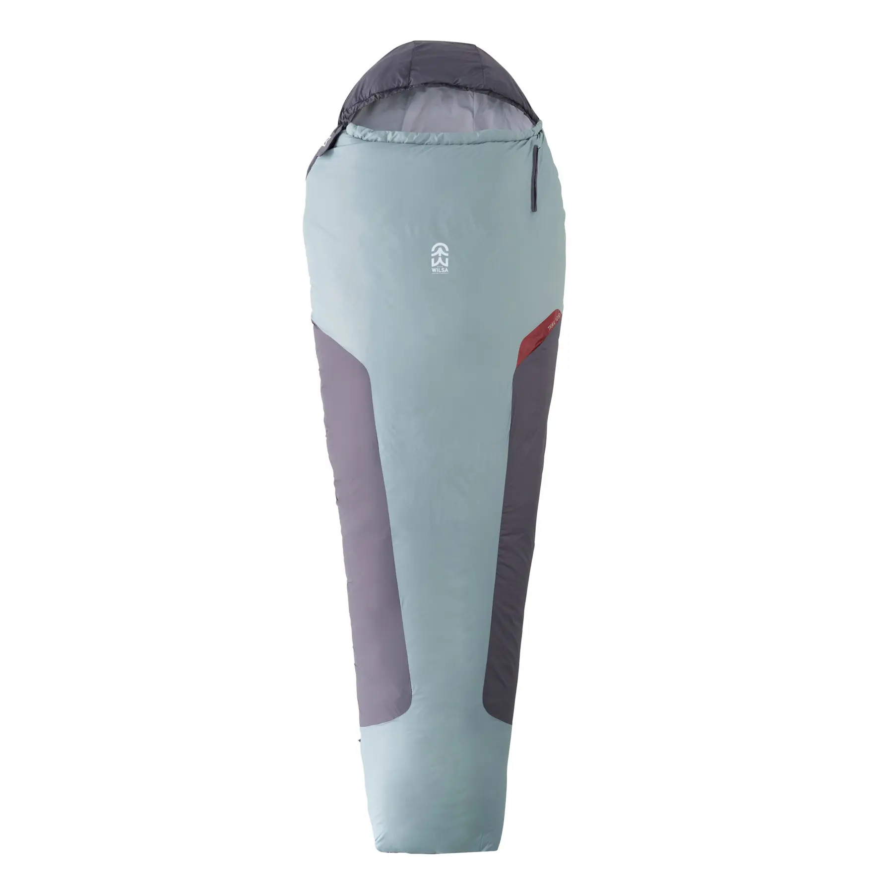 Wilsa Outdoor Unisex Gris Sleeping Bag, Right-Hand Opening Light Trail 1200