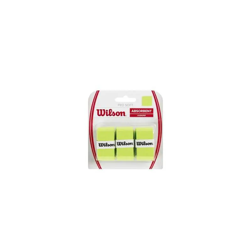 Wilson Soft Overgrip 3 Pack-Green
