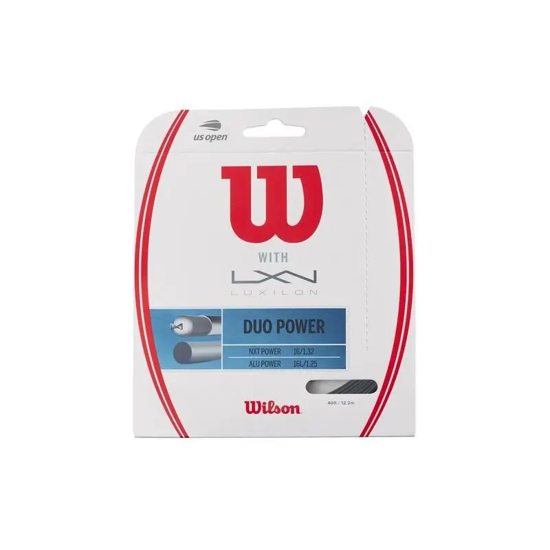 Tennissaiten Wilson Duo Power Alu P 125 and NXT
