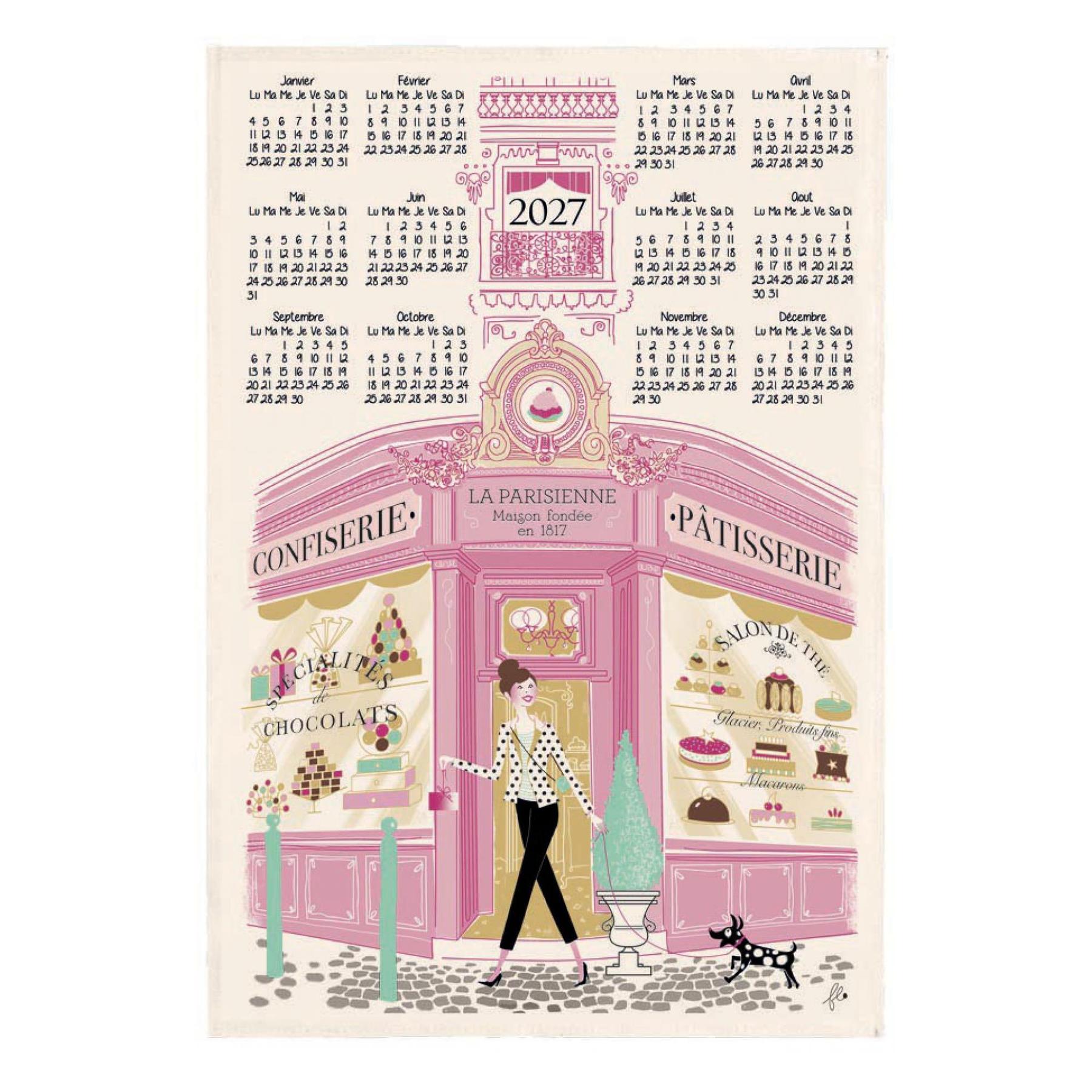 3210802388030 - Küchentuch Patisserie Fassade Kalender 2027 Winkler