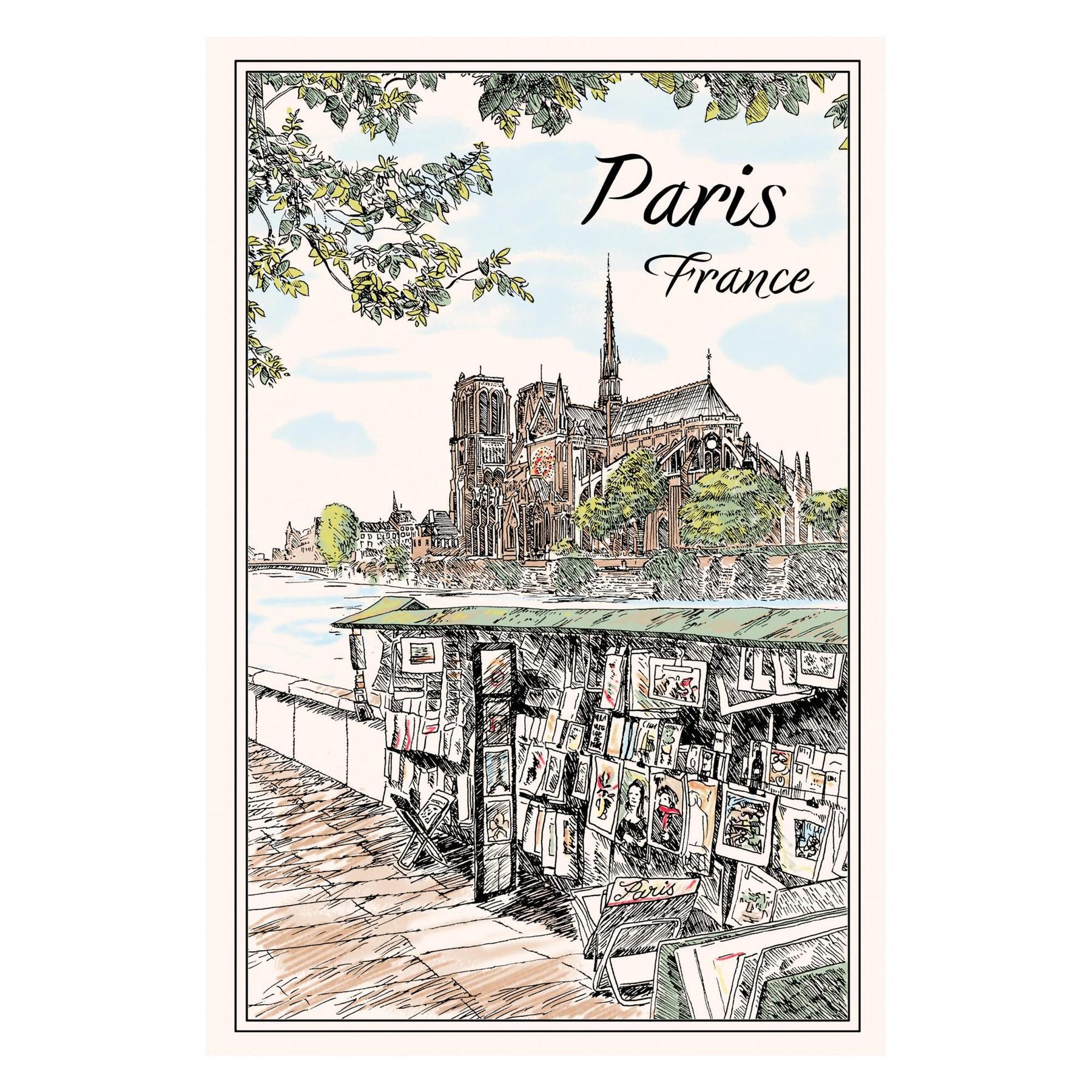 3210804122069 - Geschirrtuch Quai Notre-Dame Winkler