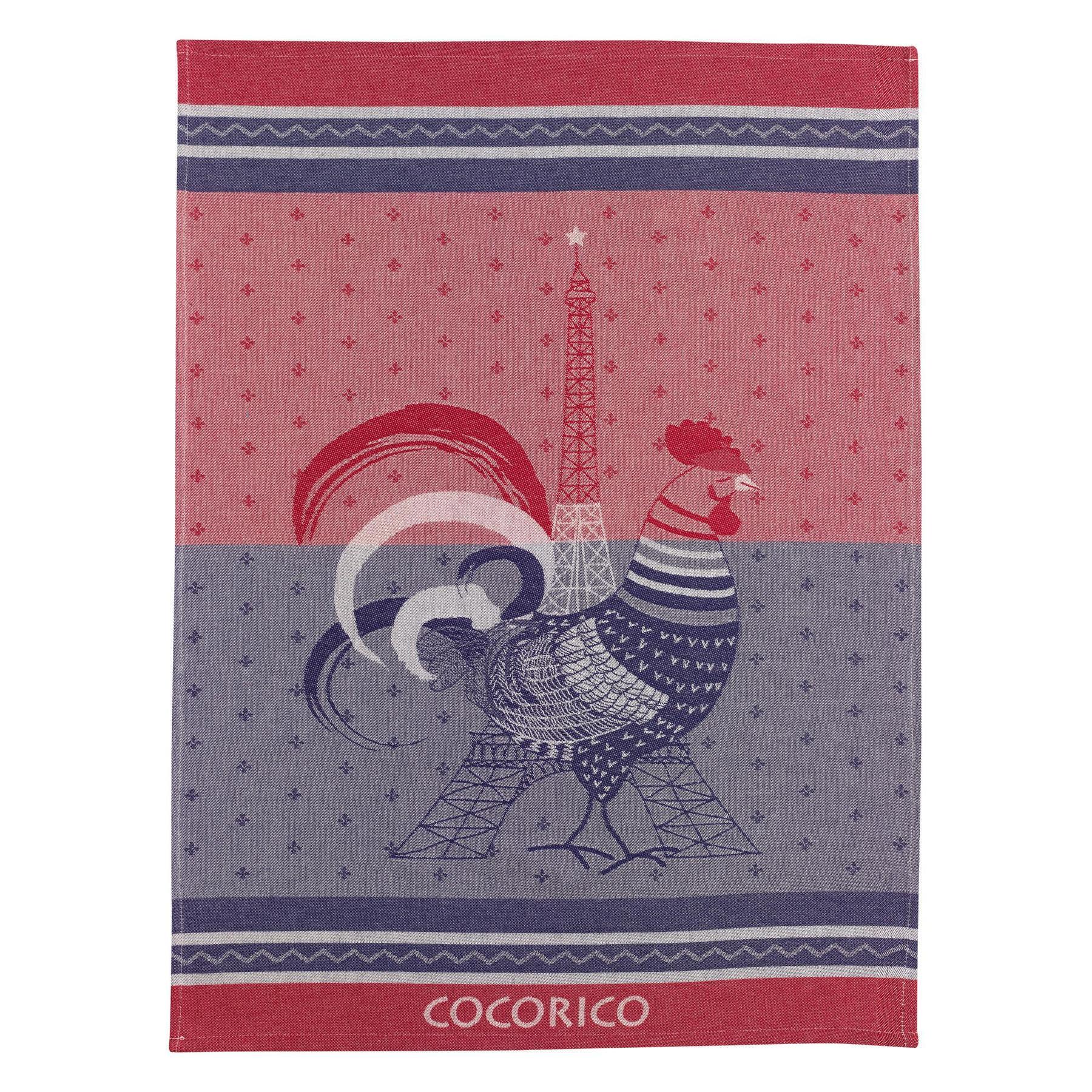 3210802028011 - Geschirrtuch Jacquard Cocorico
