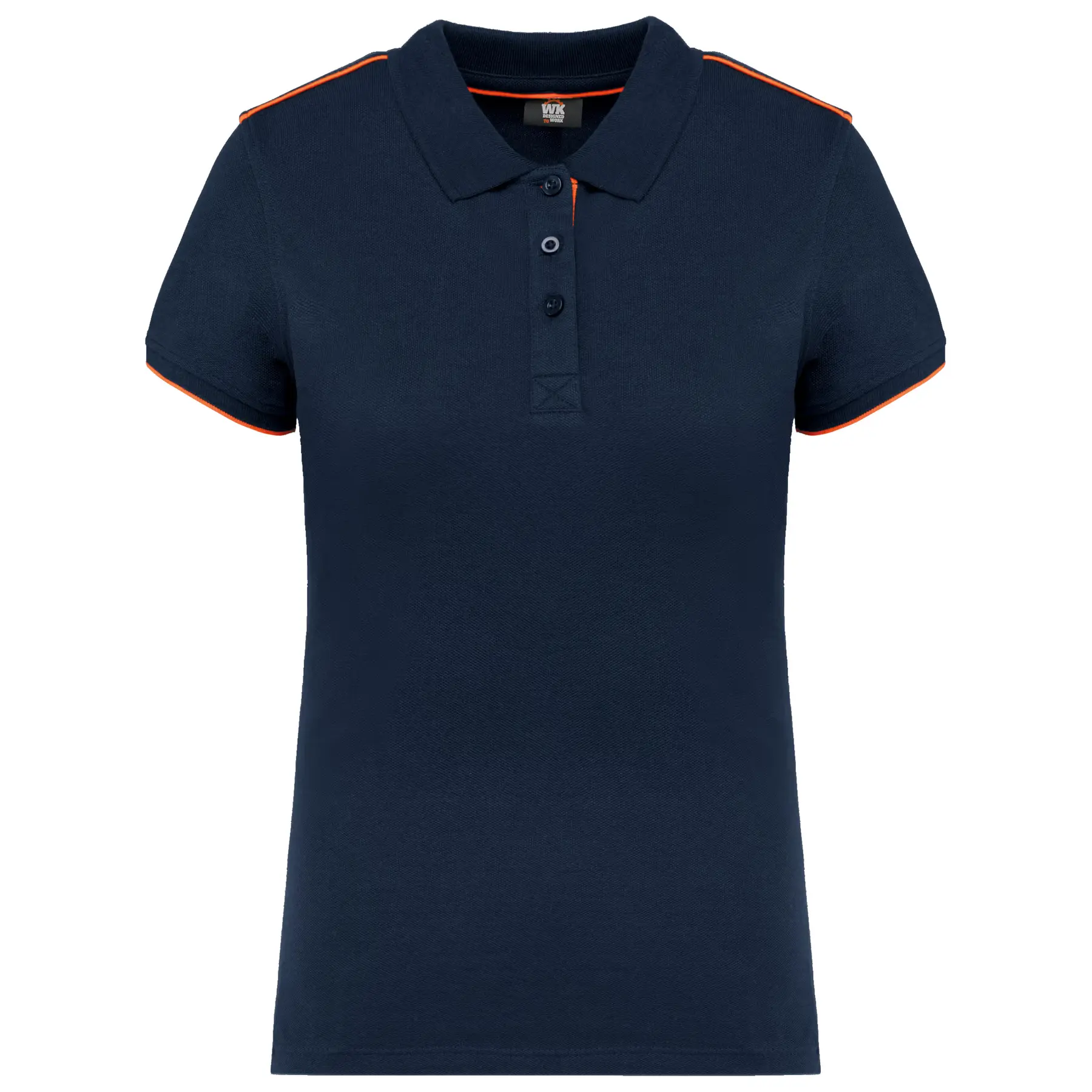 Kontrast Polo Damen WK. Designed To Work Day To Day