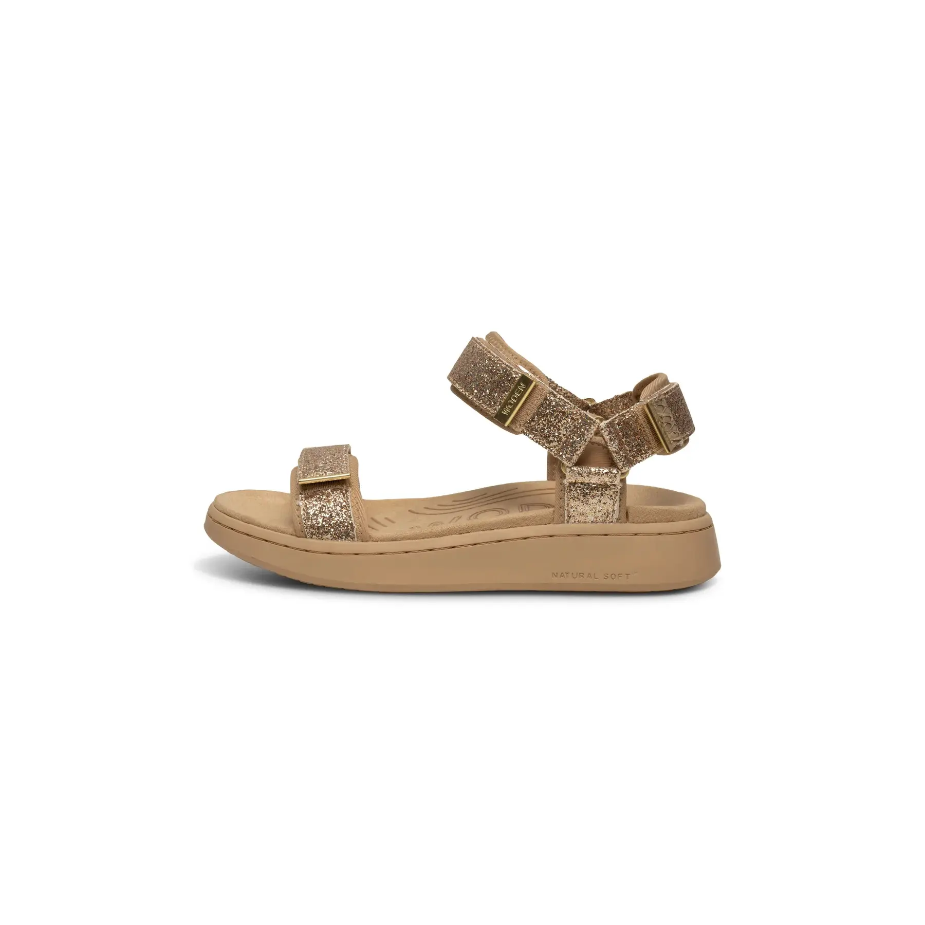 Sandalen Für Damen Woden Line Glitter
