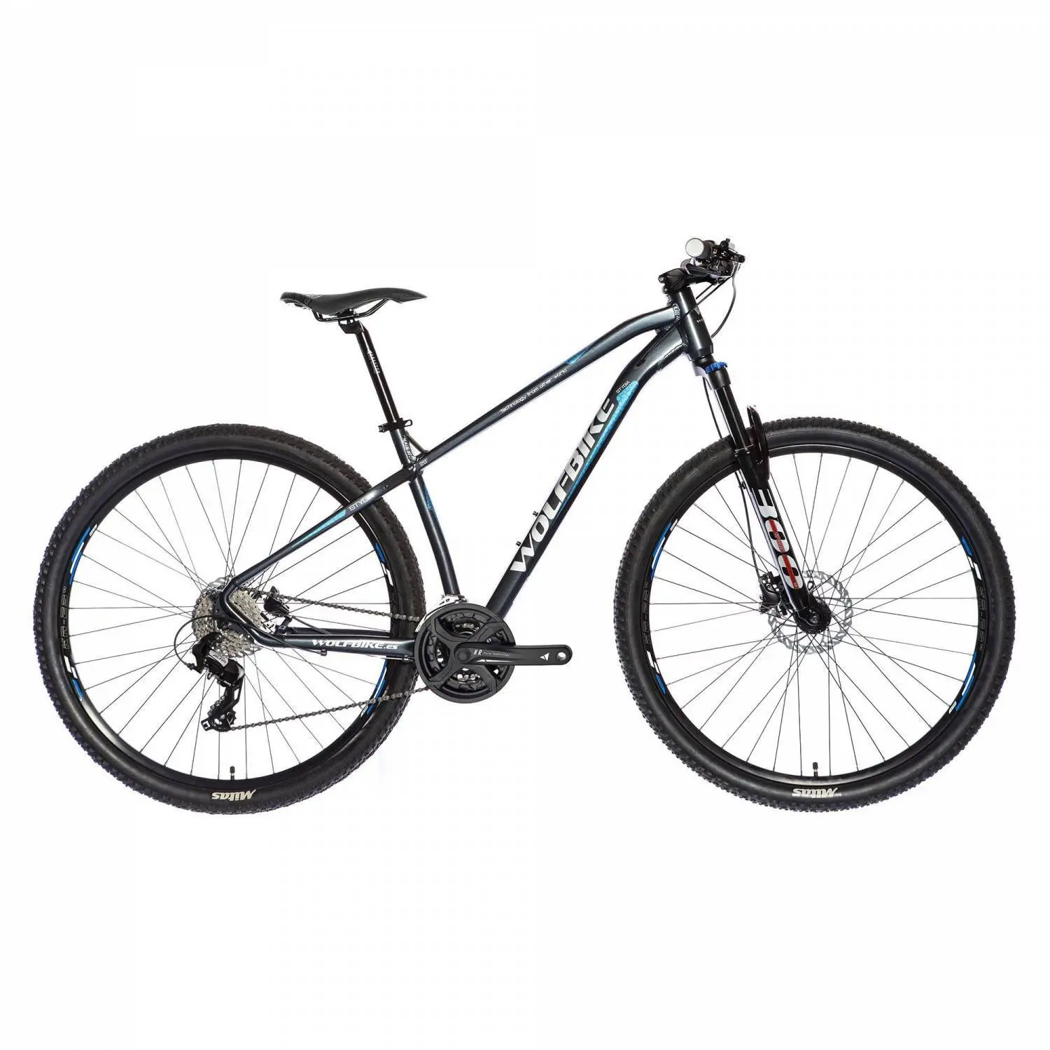 Bicicletta da mountain bike elettrica Wolfbike Stygia 29