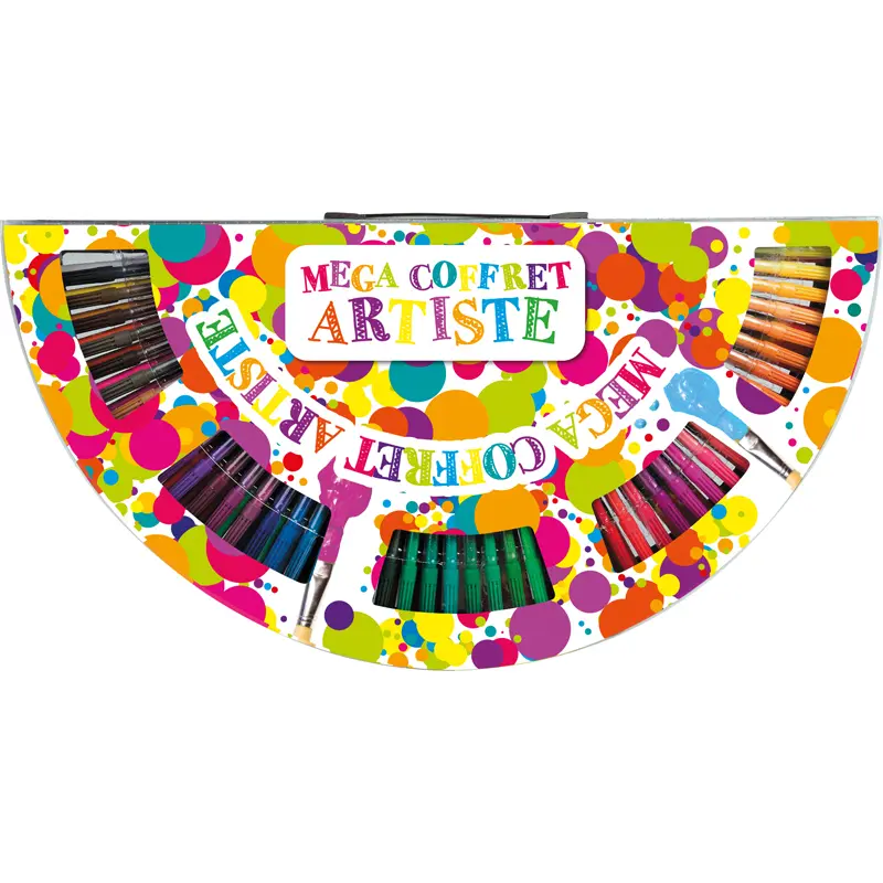 Coloriage mega Künstlerkoffer 154p Wonderkids
