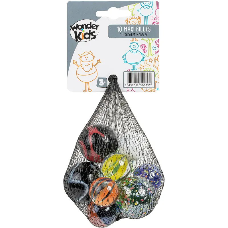 3437012300137 - Maxi-Murmeln sortiert (x10)