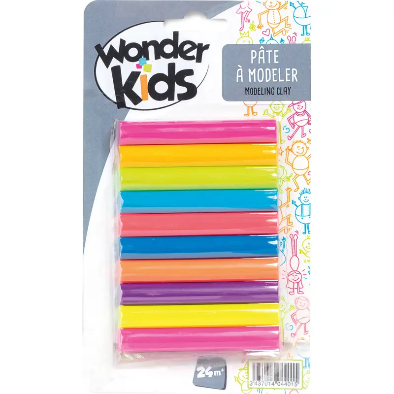 3437012300144 - Fluoreszierende Modelingstäbchen (x10)