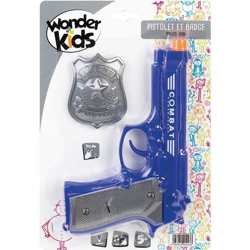3437012402473 - Signalpistole Polizeiausweis Wonderkids