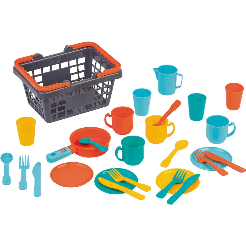 3437012532934 - Gesellschaftsspiel Picknickkorb Spielküche Netz Wonderkids