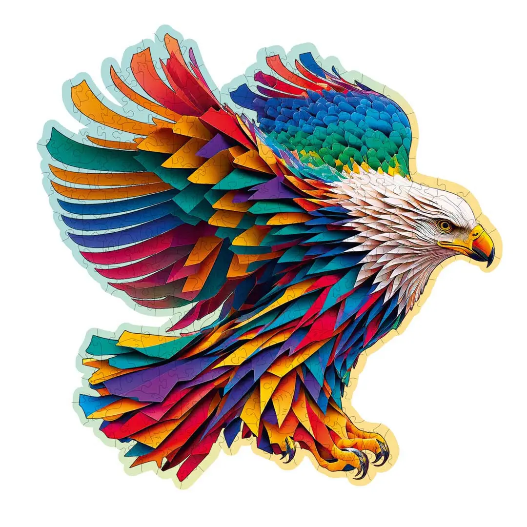250 Teile Holzpuzzle Adler Wooden.City