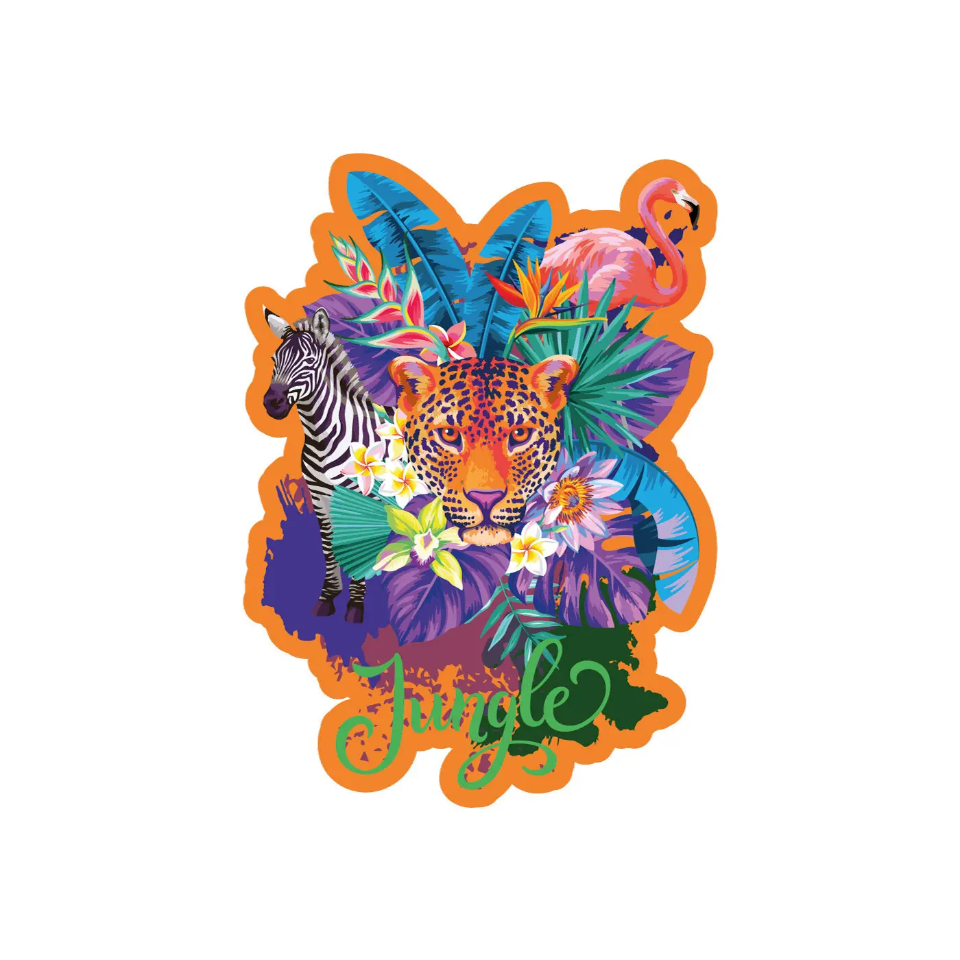 5904151820850 - Wooden City 502263 - Wooden City Wooden Puzzle Jungle L