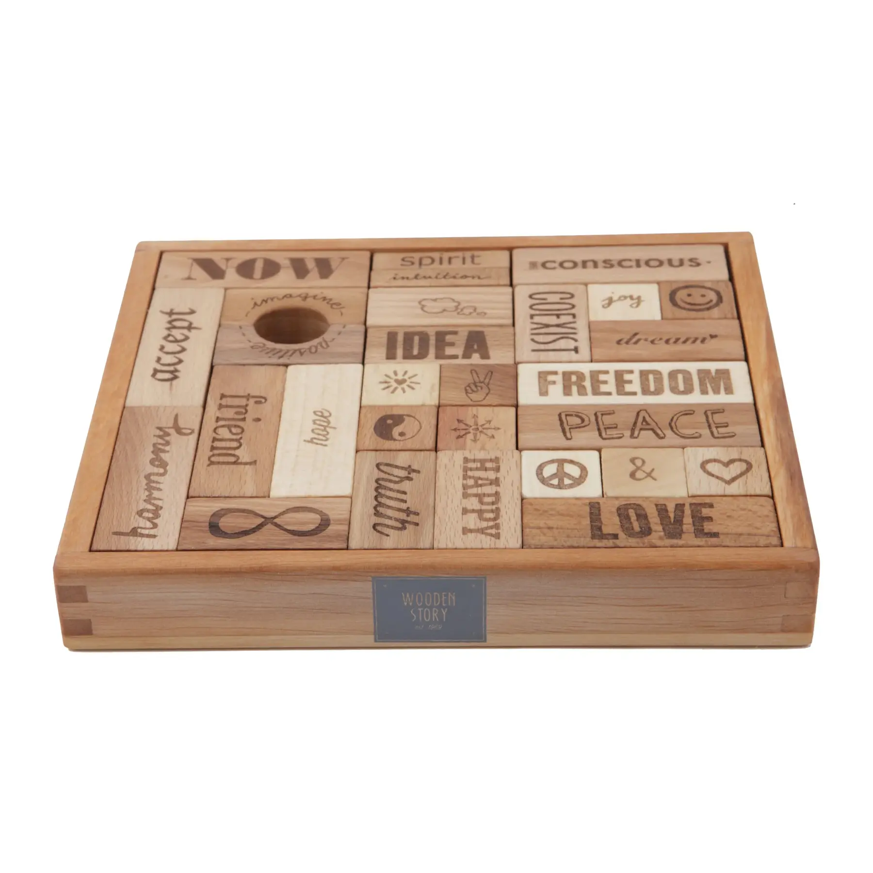 Bauklötze Wooden Story Peace & Love (x29)