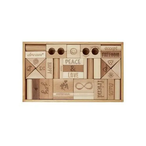 Bauklötze Wooden Story Peace & Love (x72)