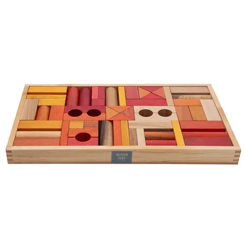 Brettspiel Set 54 Teile Wooden Story