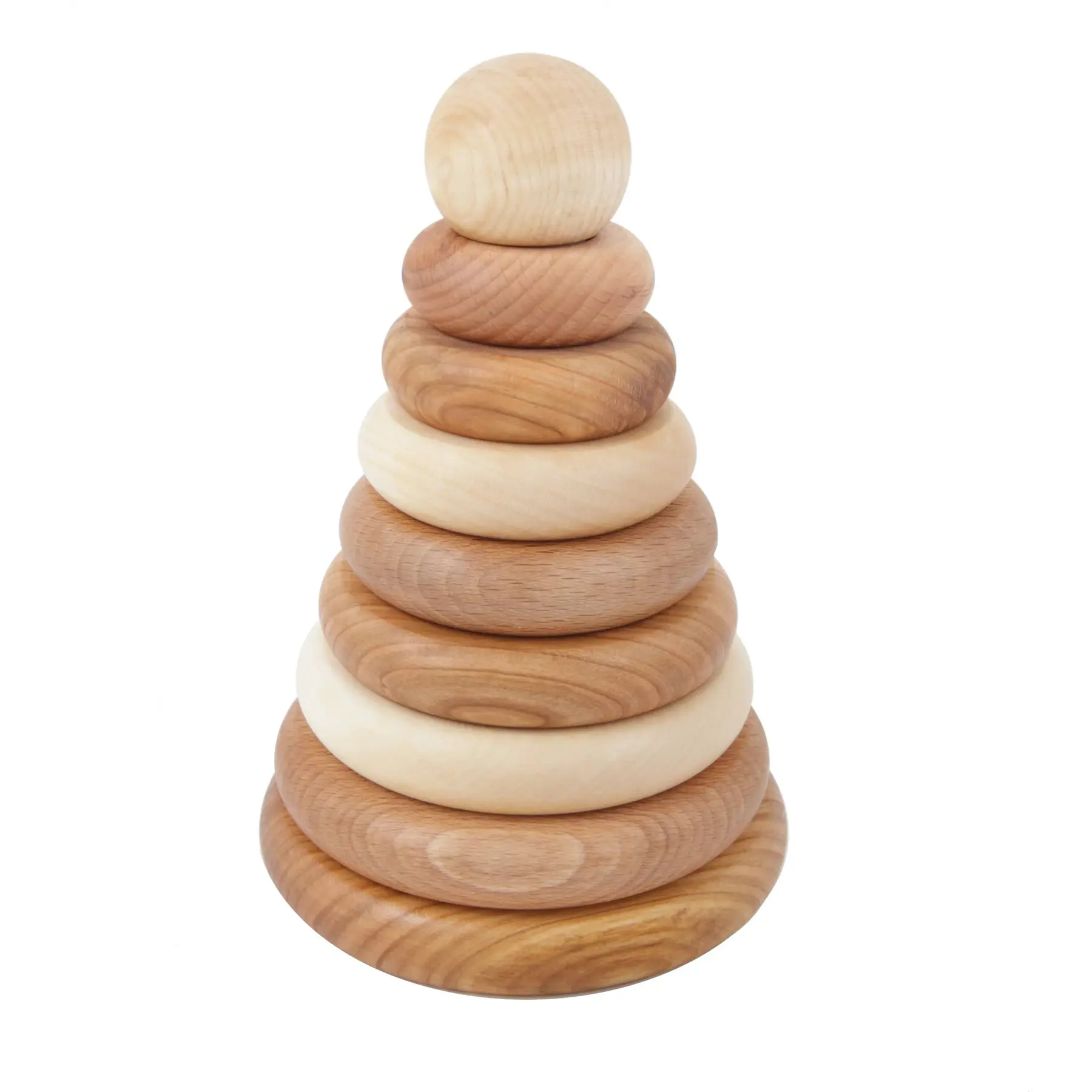 Runde Pyramide Wooden Story Montessori