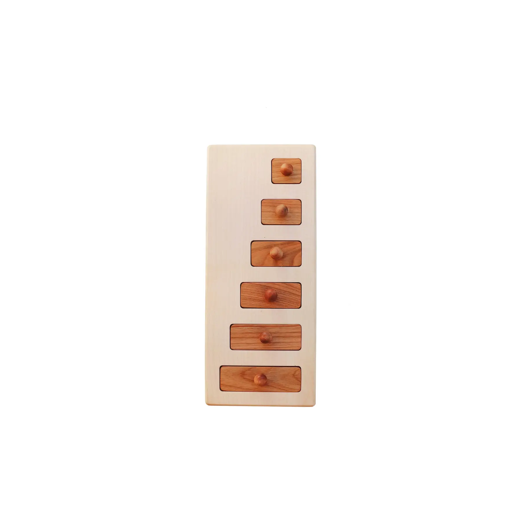 Puzzle mit langen und kurzen Knöpfen Wooden Story Montessori