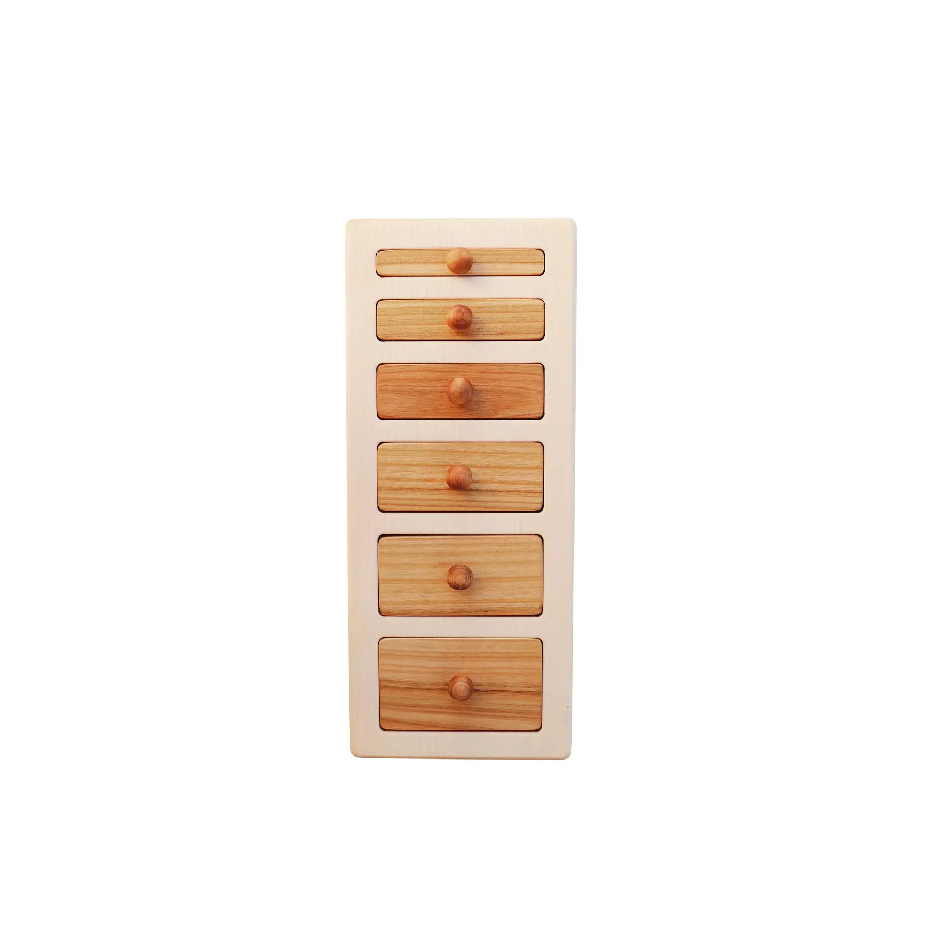 Puzzle mit großen und kleinen Knöpfen Wooden Story Montessori