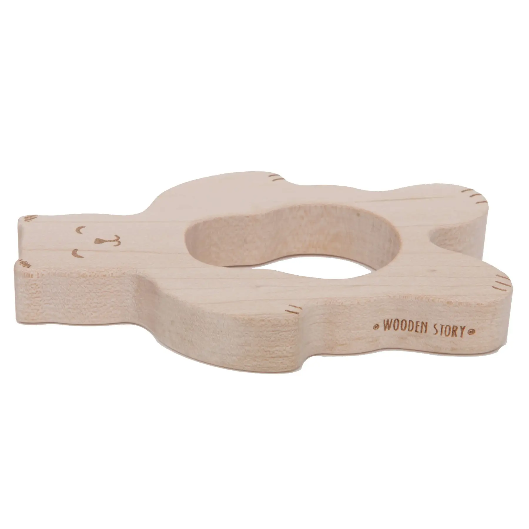 Beißring Wooden Story Smily Bear