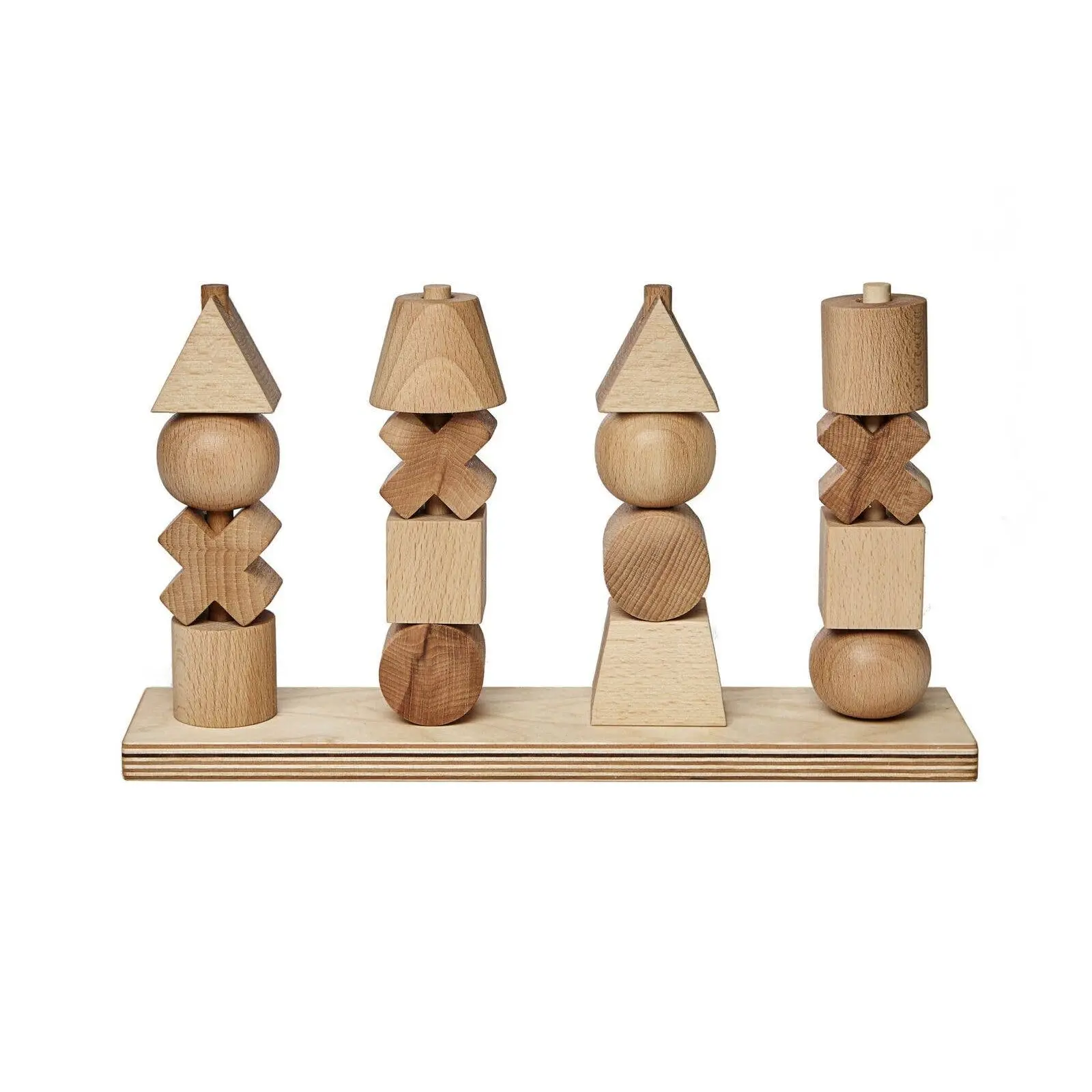 Naturspielzeug Stapelturm XL Wooden Story Montessori