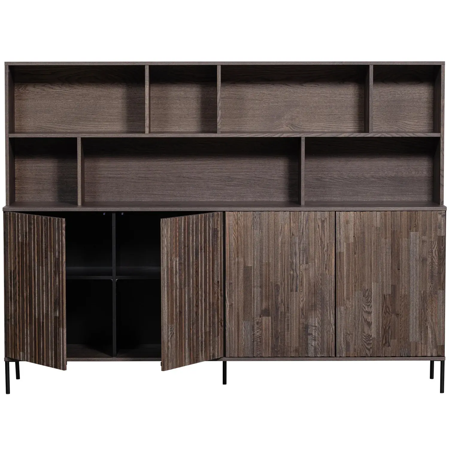 Buffet graviert Platten Esche Espresso Woood New Gravure