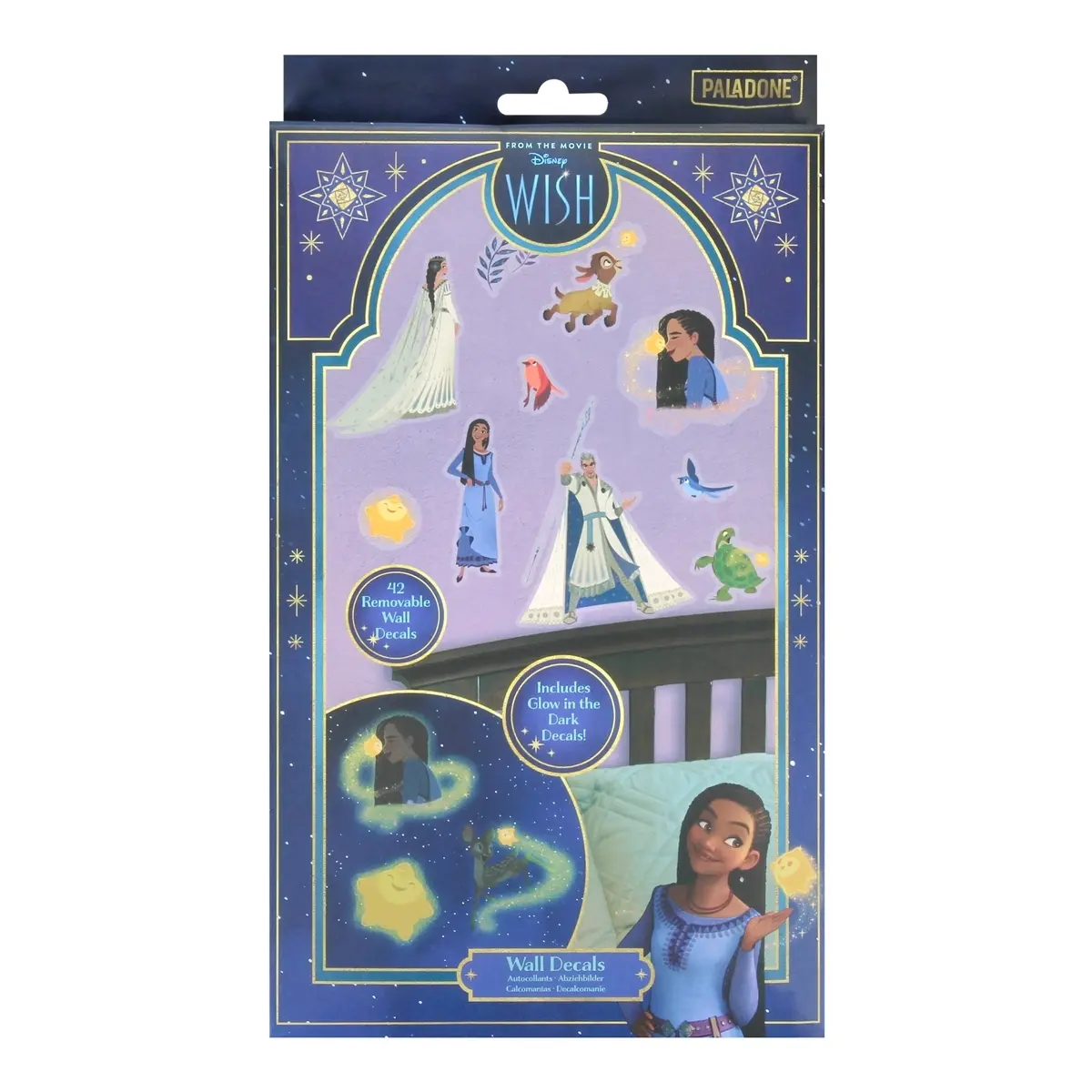 Wandaufkleber Kind World Trade and Technologies Disney Wish Glow In The Dark