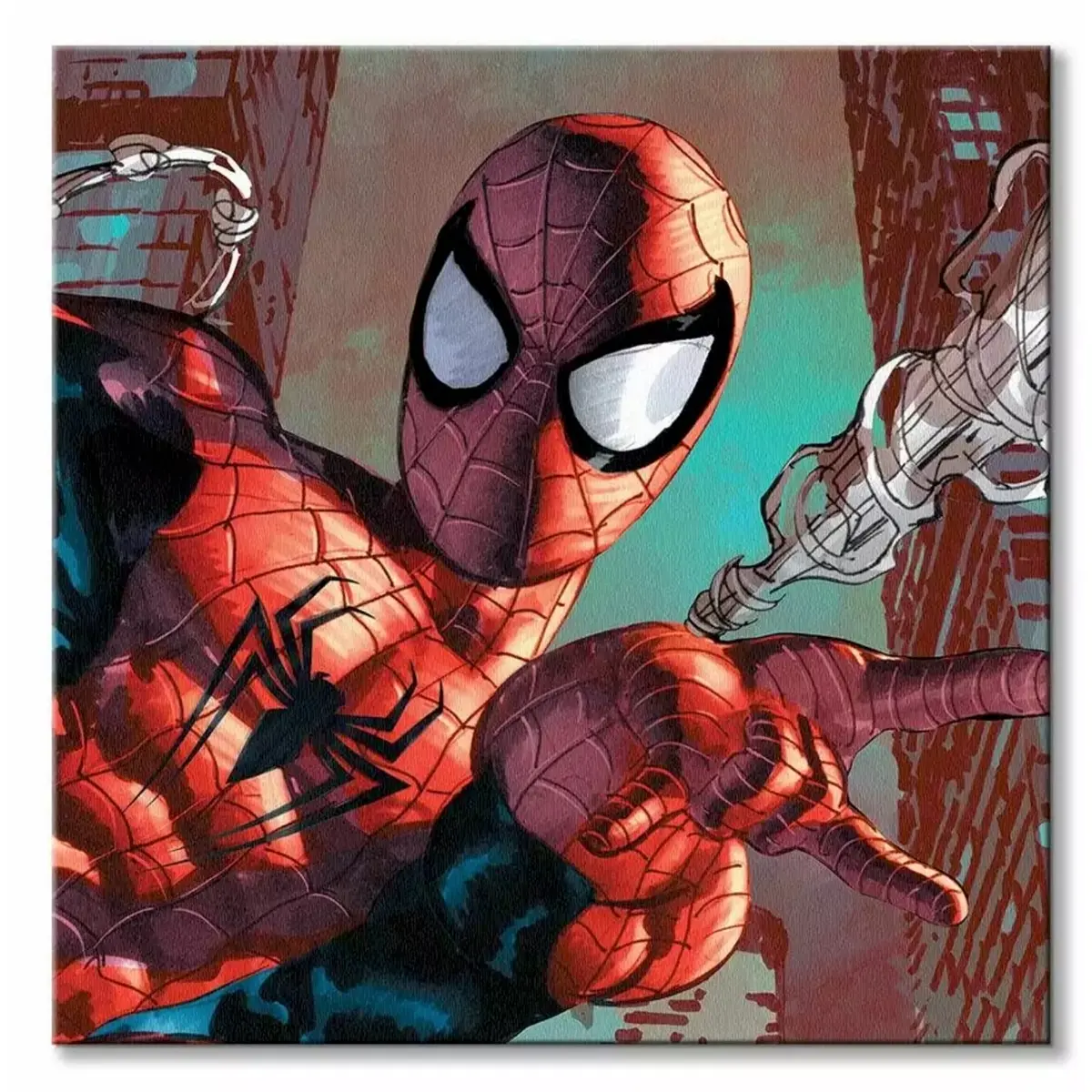 5050574957502 - Rahmen mit Leinwand für Kinder Spider-man